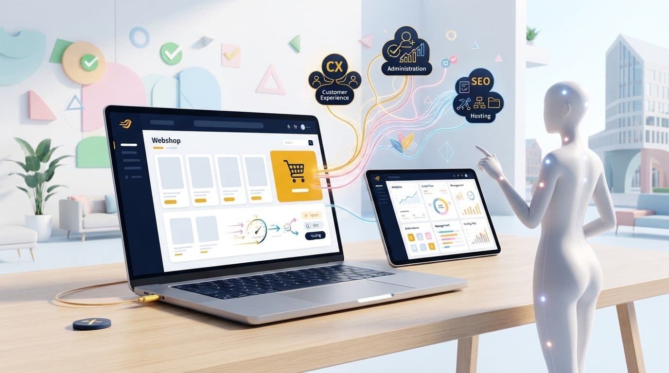 Professionel webshop løsning: sådan vælger du rigtigt i 2026